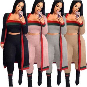 Side Striped 3 Pieces Set